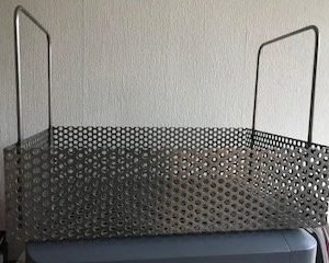 Medium stainless steel basket
