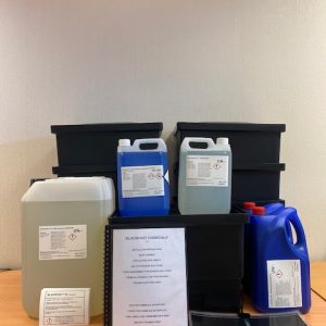 Nickel free 20 litre tanks and chemicals to fill (Water based oil 925)